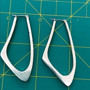 Chic Silver Geometric Earrings